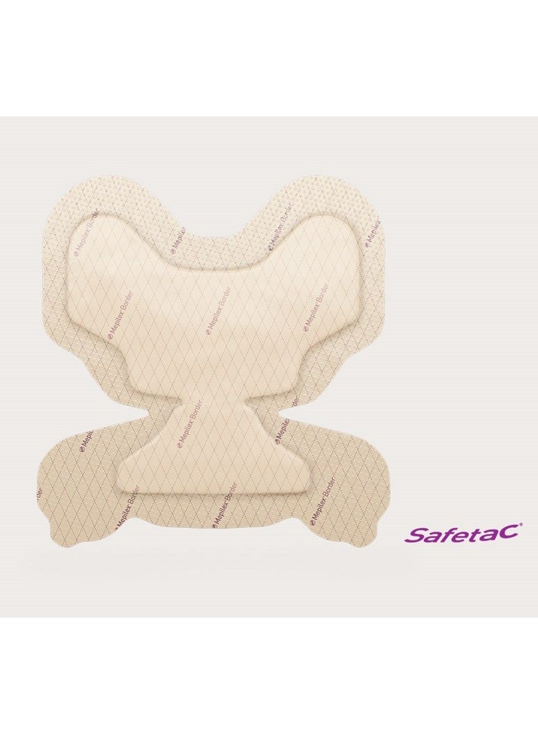 Molnlycke 10 Pack Mepilex Foam Classic Silicone Sponge Blister Plasters, 22 x 23 cm (8.7 x 9.1 in) - Image 2